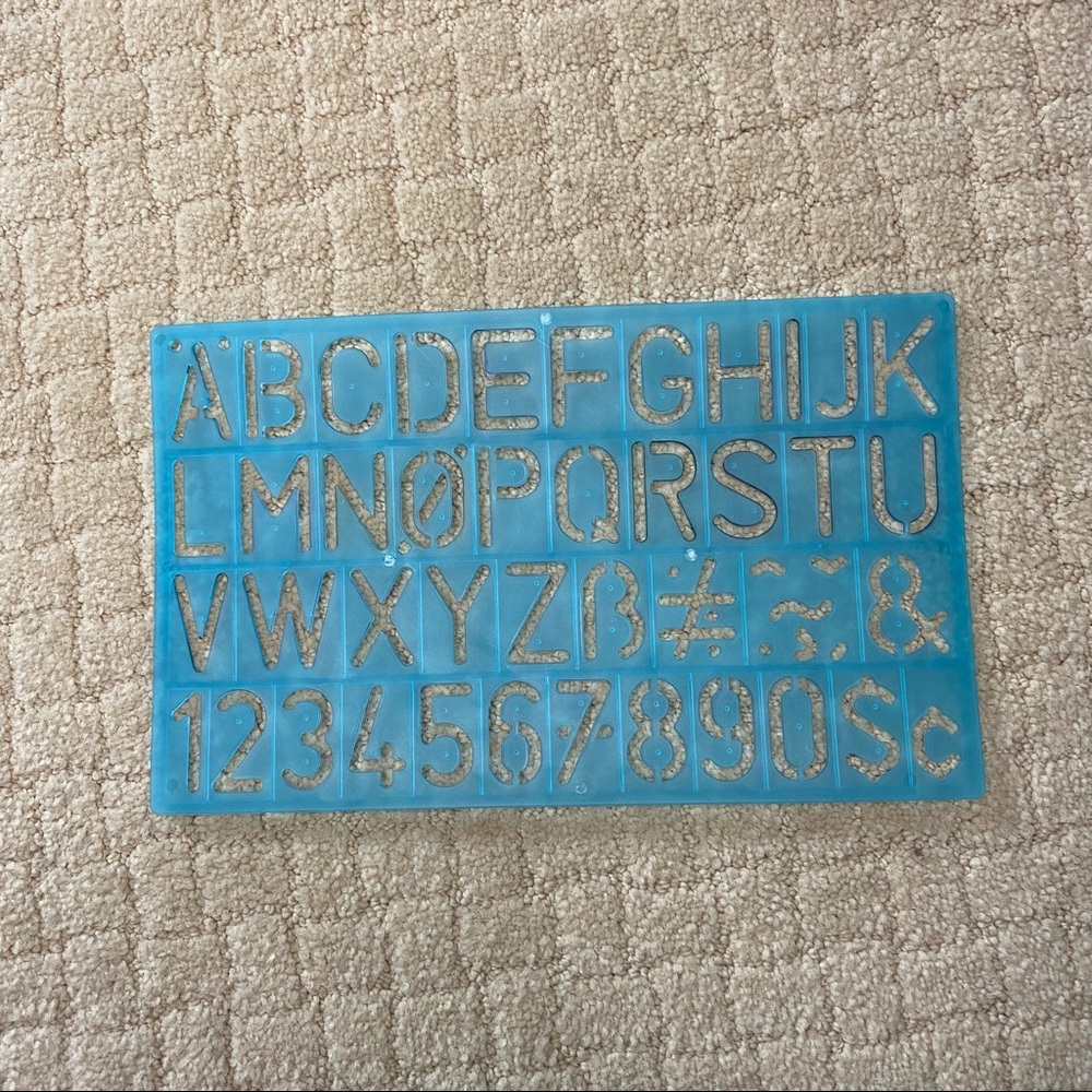Roman Lettering stencil - Picture 4 of 8